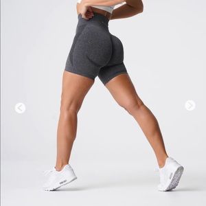 NVGTN Black Speckled Contour Seamless Shorts